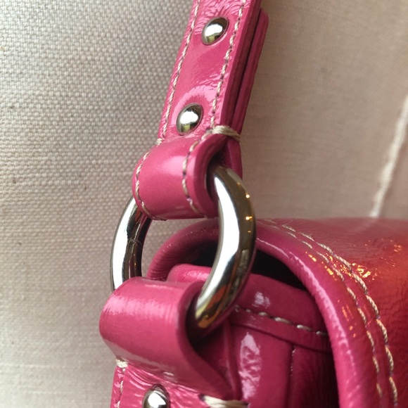 Coach mini hot pink shoulder bag - Picture 3 of 6